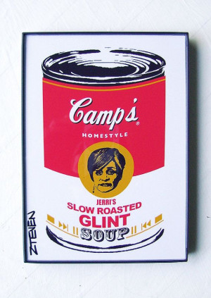 Jerri Blank Strangers With Candy Framed Original Custom Pop Art Soup ...