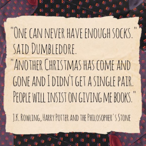 One can never have enough socks.