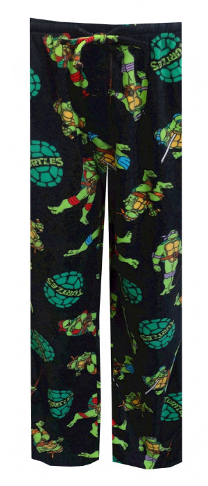 ... > Teenage Mutant Ninja Turtles Fighting Poses Fleece Lounge Pants