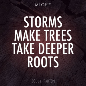 Storms make trees take deeper roots... #miche #quotes #inspiration # ...