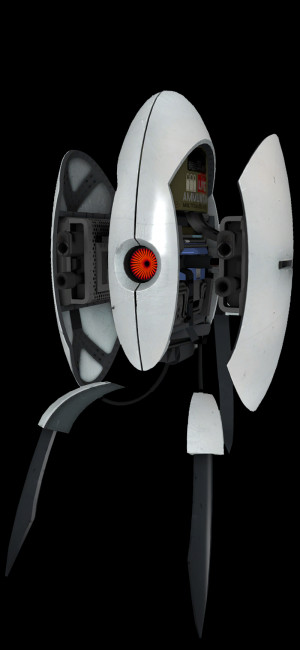 How come there is no turret model from Portal 2?