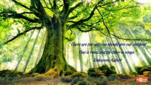 Inspirational Wallpaper Quote. Unknown Author