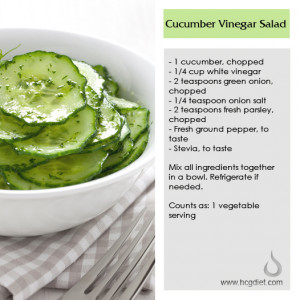 Phase 2 Cucumber Vinegar Salad