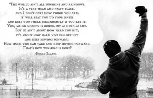 Rocky Balboa, love this quote