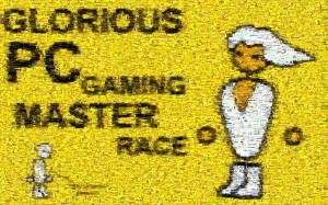 ... made a mosaic of the master race with my Steam library game pictures