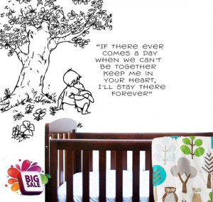 Winnie the pooh quote nursery saying tree peel by ParkLaneCouture, $32 ...