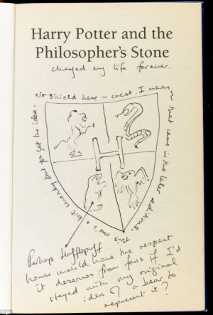 Potter first edition title page with annotations [ A Special First ...