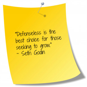 Seth Godin Defenseless Quote