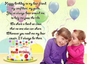 Happy Birthday Quotes For Cousin Sister Happy birthday quotes for