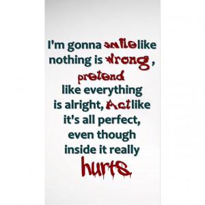 Just gonna have to smile and move on... #InstaSize #quote #hurt #pain ...