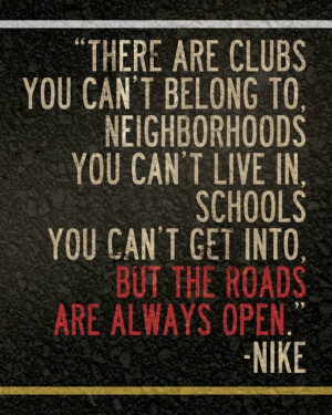 Nike Track Quotes Nike running quote 8 x 10