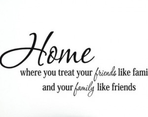the word friends in different fonts the word family in different ...