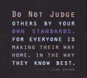 You can go your own way...