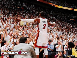 Dwyane Wade -NBA2011-12 Champion Heat wallpaper