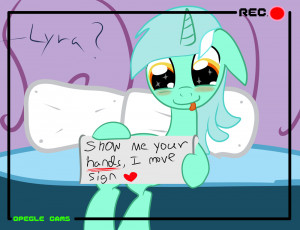 My Little Pony: Friendship is Magic -lyra wants to see hands