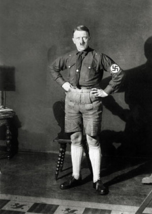 Funny Portraits of Hitler in Shorts in The Late 1920s