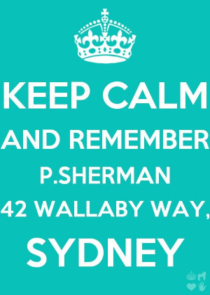 Keep Calm Finding Nemo Dory