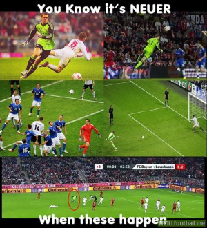 Goalkeeper , defender , midfielder , striker - He is super Neuer !