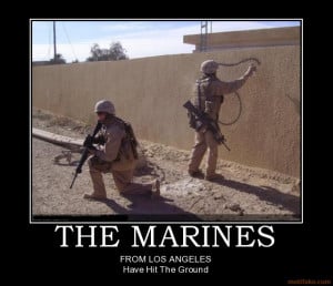 Marine Corps Motivational Poster Los Angeles Marines
