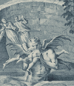 Lucifer chewing on the sinners (Venice: Antonio Zatta, 1757). LA(80 ...