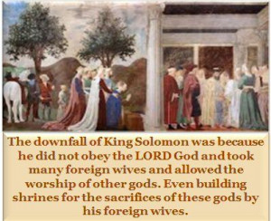 King Solomon Wisdom Quotes | key words king solomon rejects the lord ...