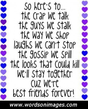 Silly friendship quotes