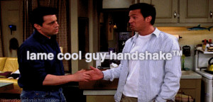 cool guy handshake ️