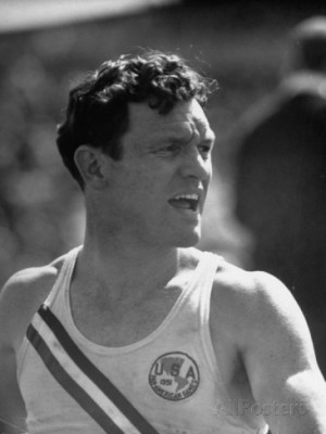 Pole Vaulter, Bob Richards, at Laverne College Premium Photographic ...