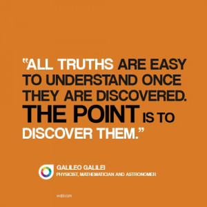 Galileo Galilei quoteGalilei Quotes, World Rocks Quotes, Quotes Worth ...