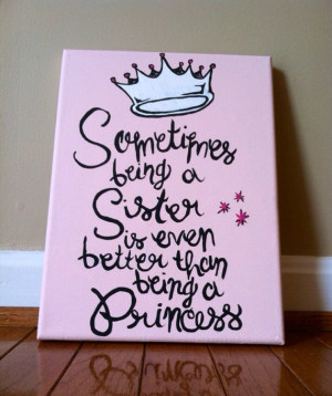 Sister Quote Canvas