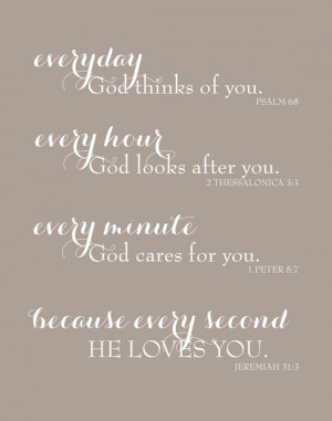 ... loves us, even if we are undeserving of it. What a comforting thought
