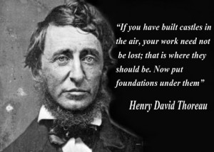 Henry David Thoreau's quote
