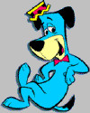 Huckleberry Hound - Blue-skinned animated hound dog with black ears ...