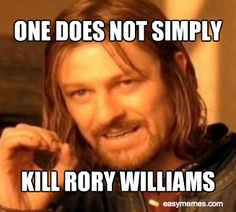 One does not simply kill Rory Williams. #DoctorWho