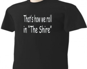 ... Theory T-Shirt That's How We Roll In The Shire Leonard Hofstadter TBBT