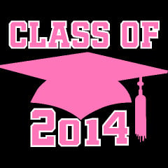 Class Of 2014 Pink Hat Women's Shirts