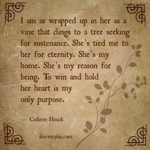 She's tied me to her for eternity.