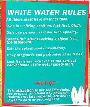 Topics Water Park Rules