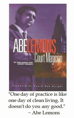 Abe Lemons on Practice
