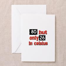 80 year old designs Greeting Cards (Pk of 10) for