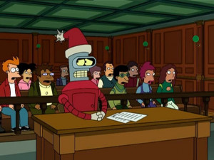 Momentos Futurama Juicio Contra Bender Santa Claus picture