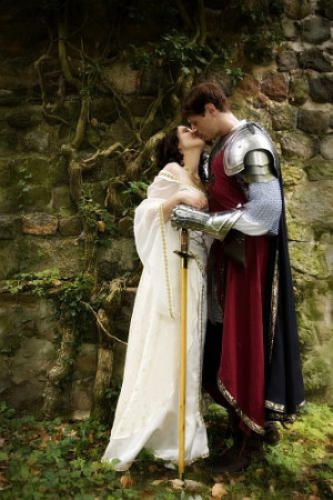 The romantic medieval wedding you always dreamed of. (source)