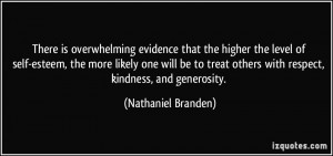 ... treat others with respect, kindness, and generosity. - Nathaniel