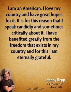 Johnny Depp American Actor