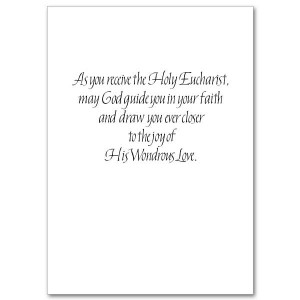 God Bless You On Your First Holy Communion