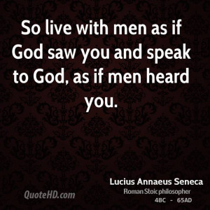 Live With Men God Saw You...