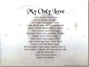 many how much i love you poems
