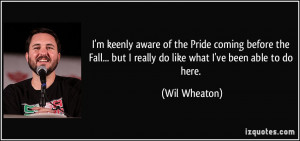 Pride Before the Fall Quotes