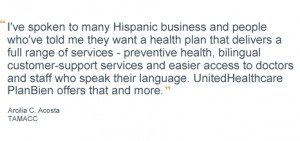 PlanBien SM Combines Health Plan Coverage With Bilingual ...