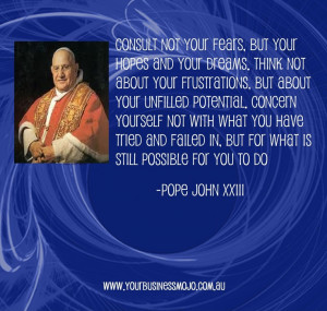 Quote by Pope John XXIII